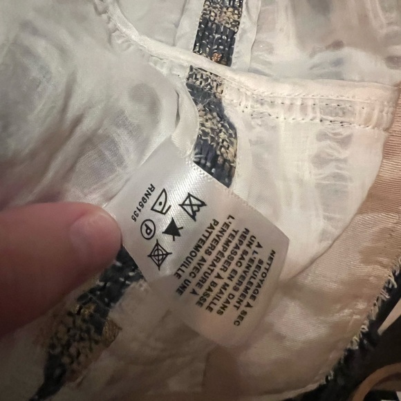 Lafayette 148 tweed open front blazer size M - Picture 4 of 5